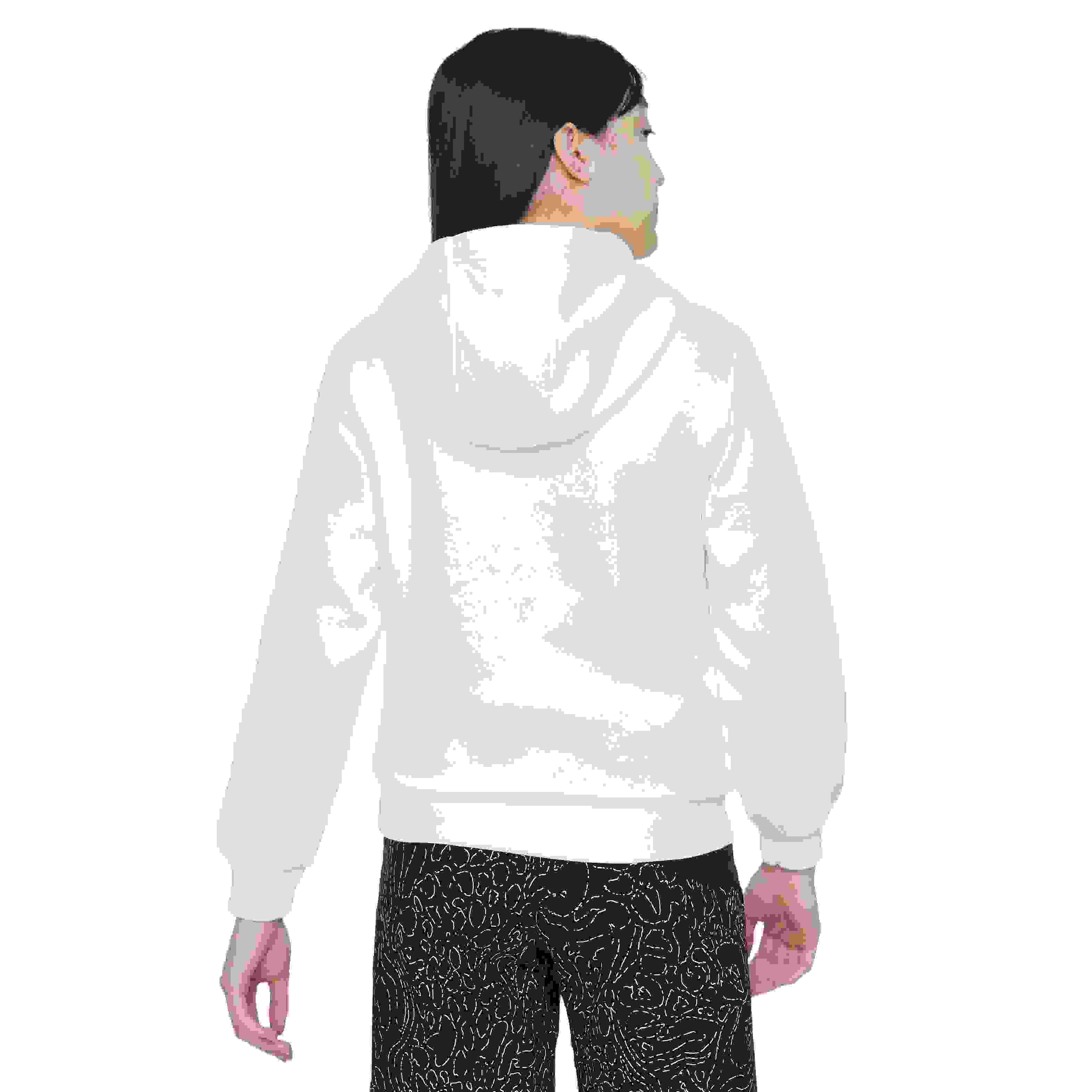 Nike Sportswear Club Fleece LBR Big Kids' White Hoodie